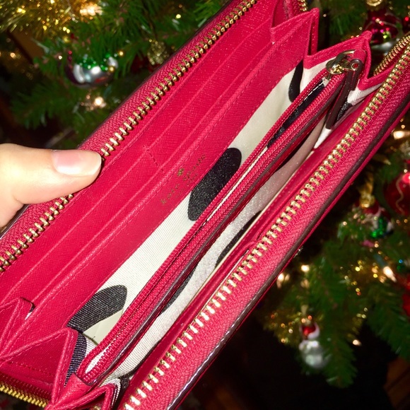 KATE SPADE RED WALLET - Picture 3 of 5